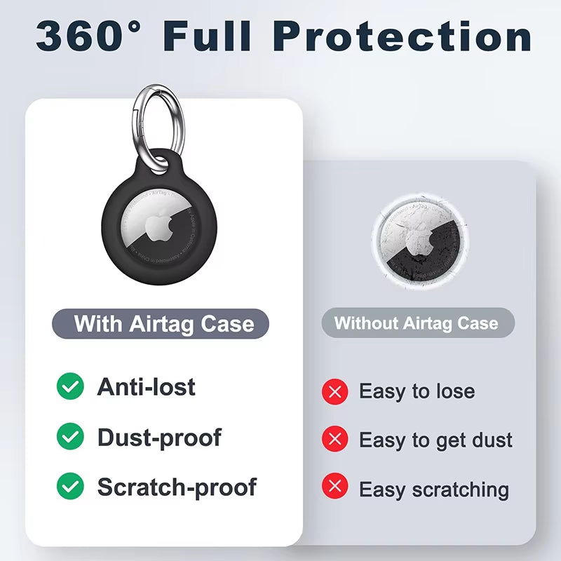 Suitable for Apple Airtag Case Smart Tag Case, Apple Tracker Anti-Lost Device Case, PC Hard Shell, Three-Proof Hard Glue